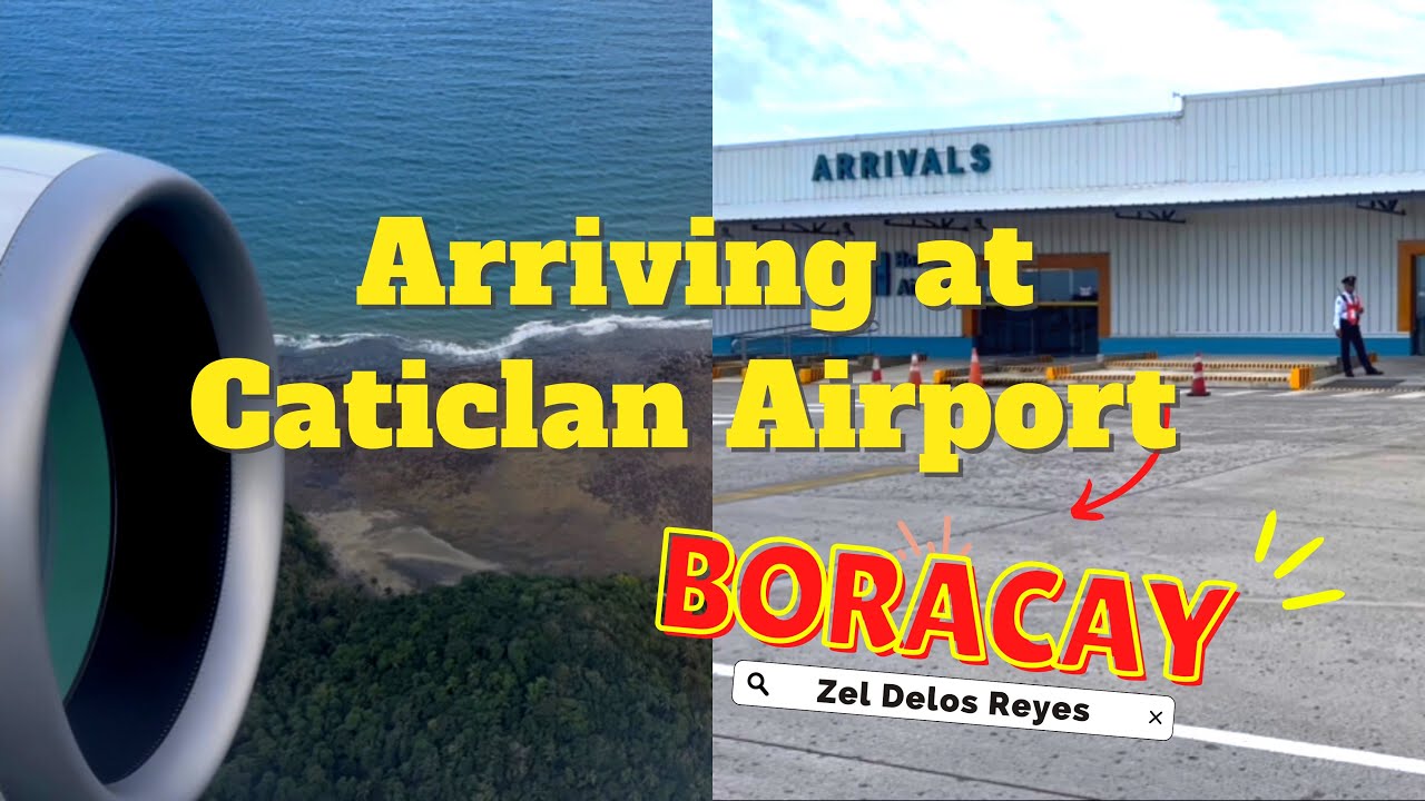 Watch our airplane arriving at Caticlan Airport - YouTube