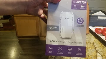 D-Link  DAP-1755 AC1750 Mesh Wi-Fi Range Extender unboxing
