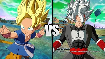 Team Goku GT SSJ VS Team Baby Vegito Black (CPU VS CPU) - Dragon Ball Sparking! Zero Mods