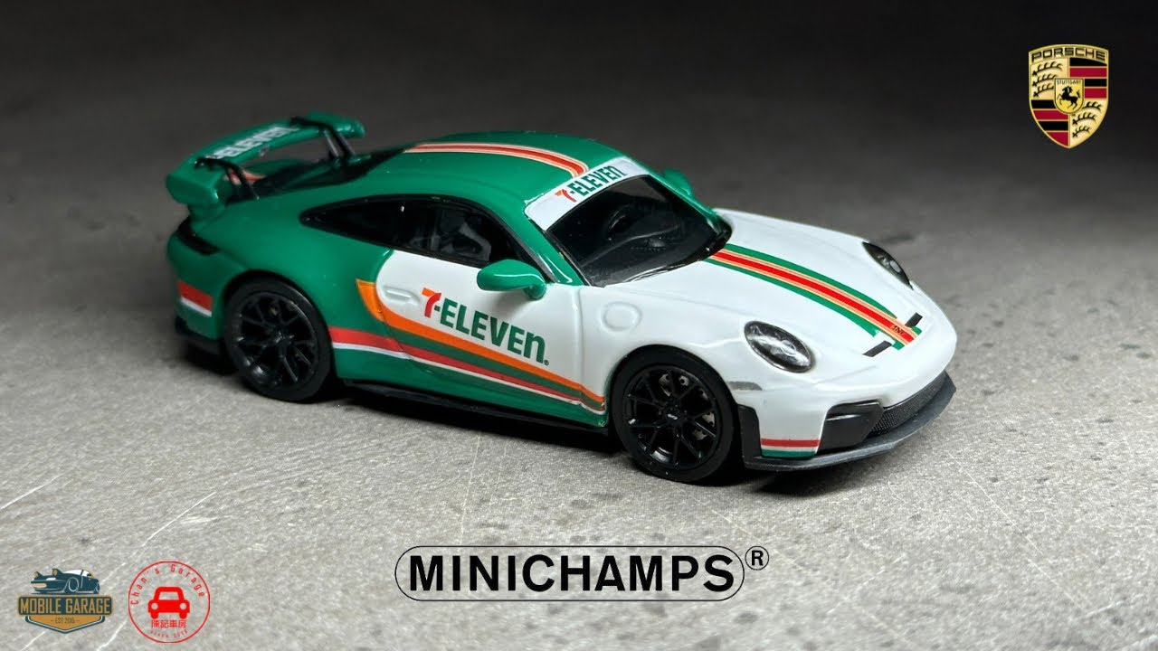 7-Eleven × MINICHAMPS 1:64 CollaborationPorsche 911 (992.2) GT3