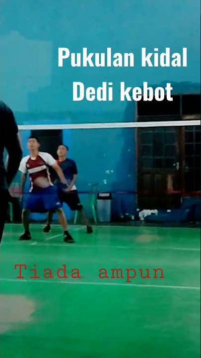 pukulan smash kidal 'dedi kebot'tiada ampun#shorts#badminton#badmintonindonesia