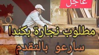 فرص للبحت عن عقود عمل من خلال هذه الشركات النجارة بكندا مونتريال.