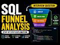 SQL Funnel Analysis Interview Question Explained Step by Step