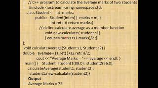 objects as passing parameters & returned types News