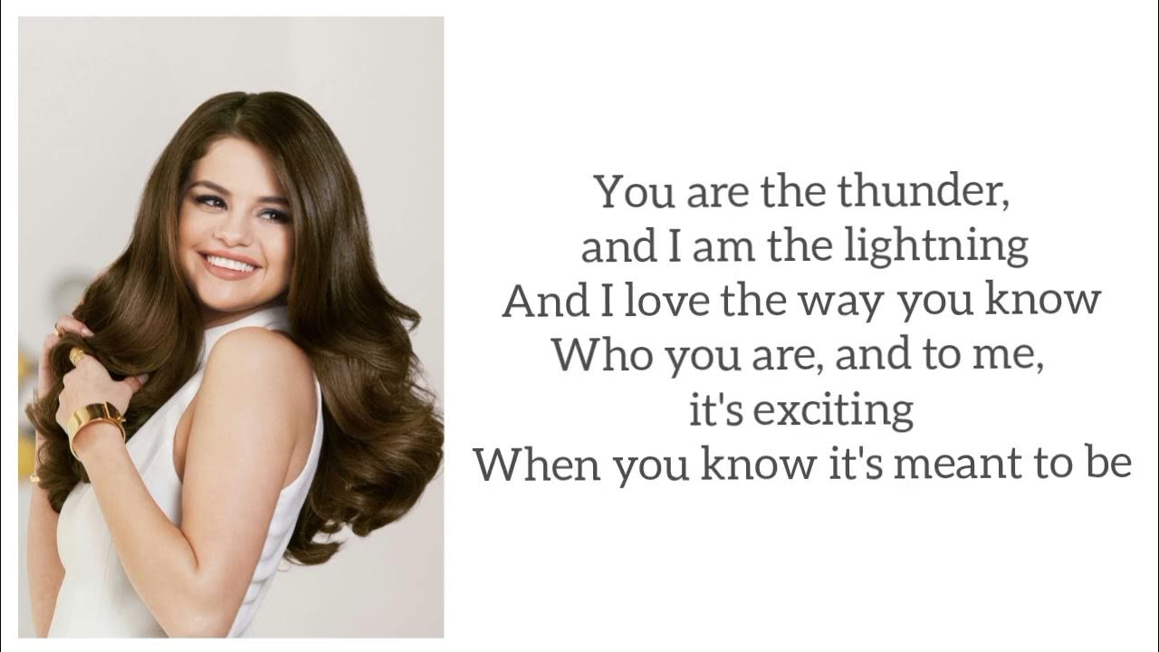 Selena gomez Naturally (Lyrics) YouTube