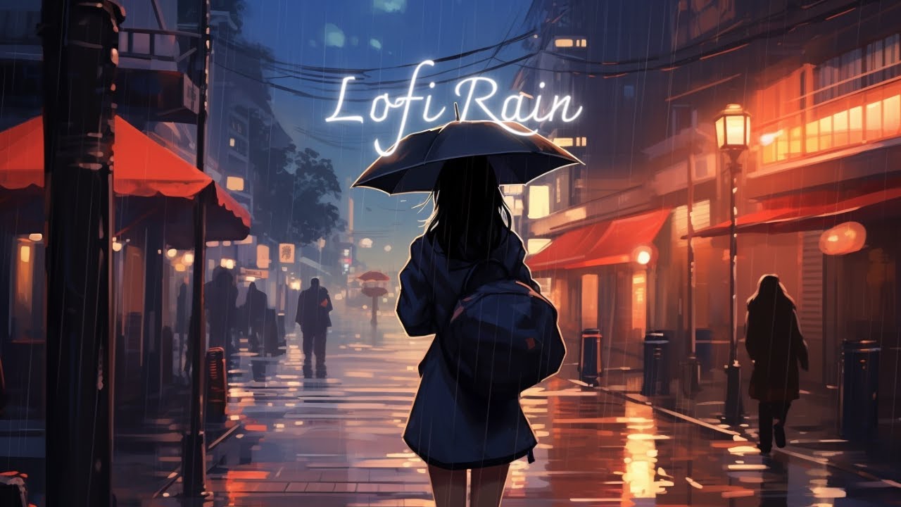 Rainy Japanese Street - Lofi Hip Hop Mix 2024 🌧 Sleep Lofi Beats with ...