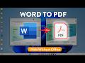 How to Convert Word to PDF  - 3 Easy Ways