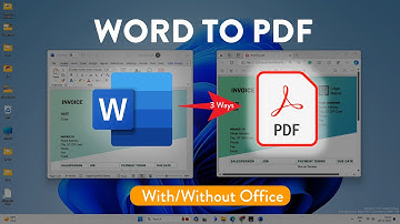 How to Convert Word to PDF  - 3 Easy Ways