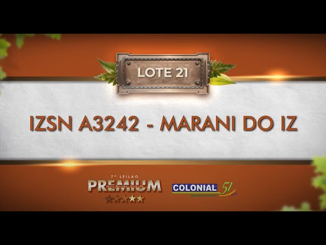 LOTE 21   IZSN A3242