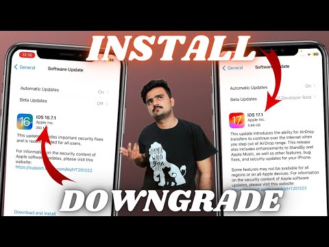 iOS 17.1 Update Features|How to Install iOS 17 Beta|How to Install iOS 17.1|Downgrade iOS 17 to 16.7