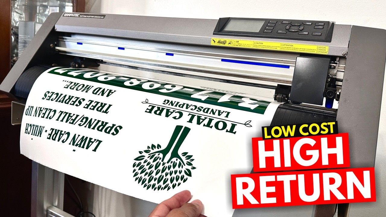 This might be the best machine for making vinyl stickers - YouTube