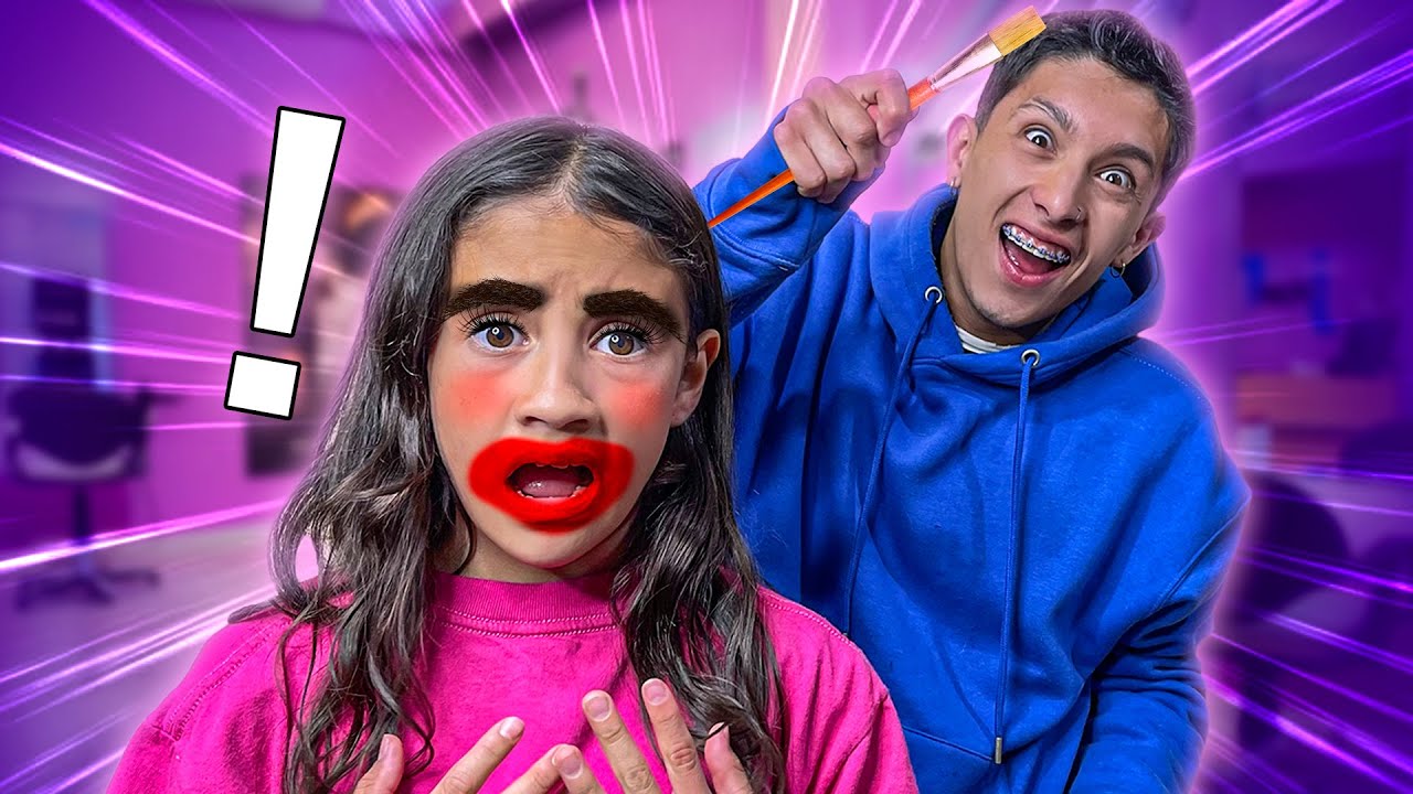 ¡¡MI PRIMERA VEZ MAQUILLANDO A MI HIJA PARA SU FIESTA!! 💄