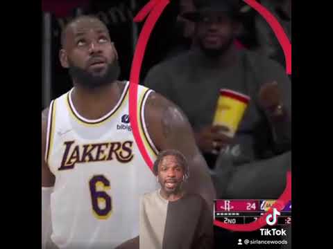 LeBron is so great he came to watch himself play