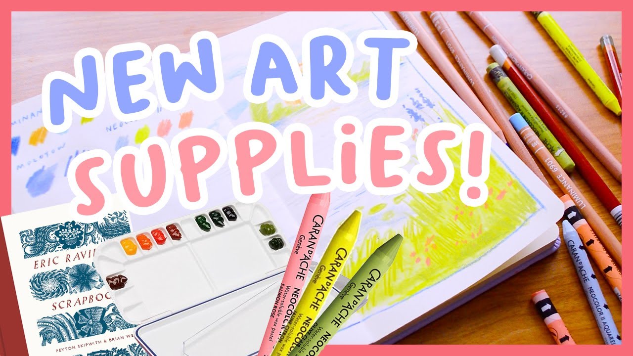 Art haul and restocking my favourite art supplies! 🎨