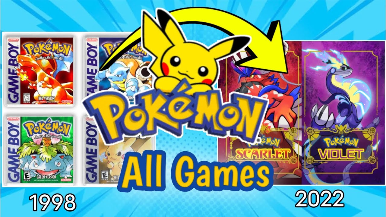 Played all Pokemon games from 1998-2022|| Pokemon official games