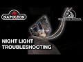 Napoleon Fireplace Night Light Troubleshooting