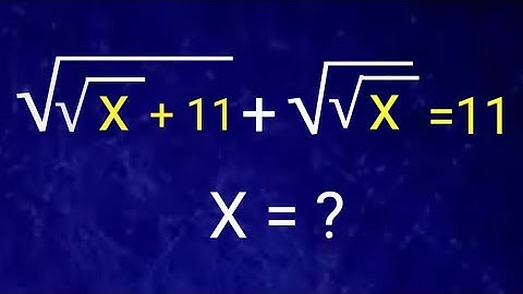 Math Olympiad Radical Problem | Can You Solve This ? | Square Root Question