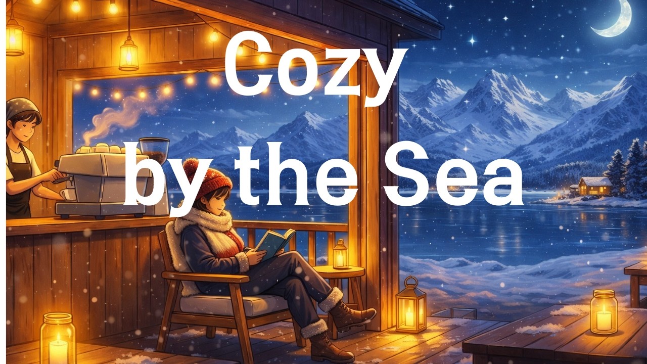 Warm Coffee by the Cold Sea | Winter Lo-Fi for Study & Relax