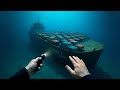 Nave Cargo Dispersa Ritrovata - Auto d'Epoca Ancora a Bordo