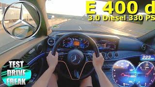 2021 Mercedes E 400 d T-Model All-Terrain 4Matic 330 PS TOP SPEED AUTOBAHN DRIVE POV