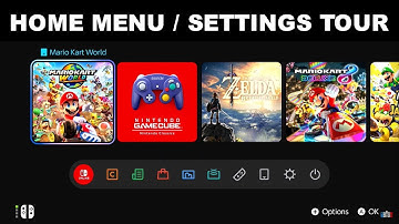 Nintendo Switch 2 - Home Menu & System Settings Tour