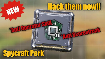CODM Spycraft Perk | New Perk |  How to use Spycraft perk | Garena