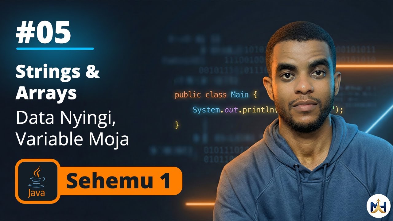 05. Arrays na Strings | Jinsi ya Kutunza Data Nyingi | Java OOP Course
