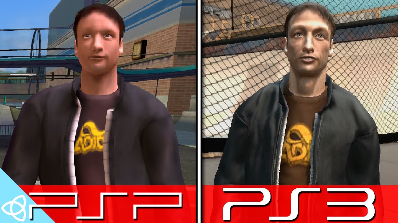Tony Hawk's Project 8 - PSP vs. PS3 | Side by Side - YouTube