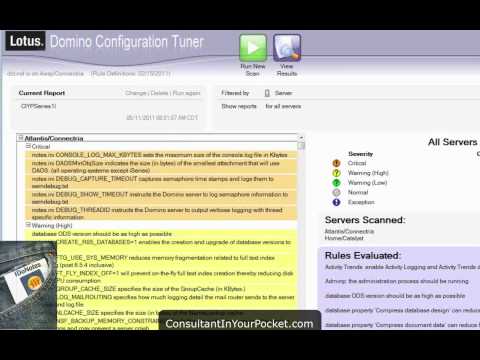 Domino Configuration Tuner and Domino Domain Monitoring | Consultant In Your Pocket