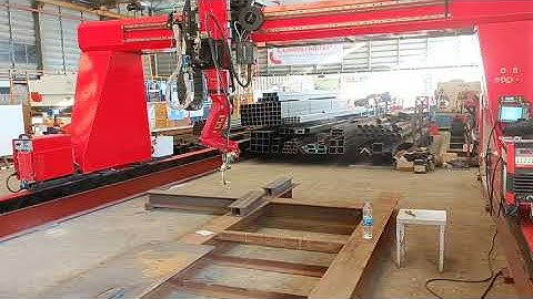 NEWker 0805 robot with 10 axis controller for gantry welding