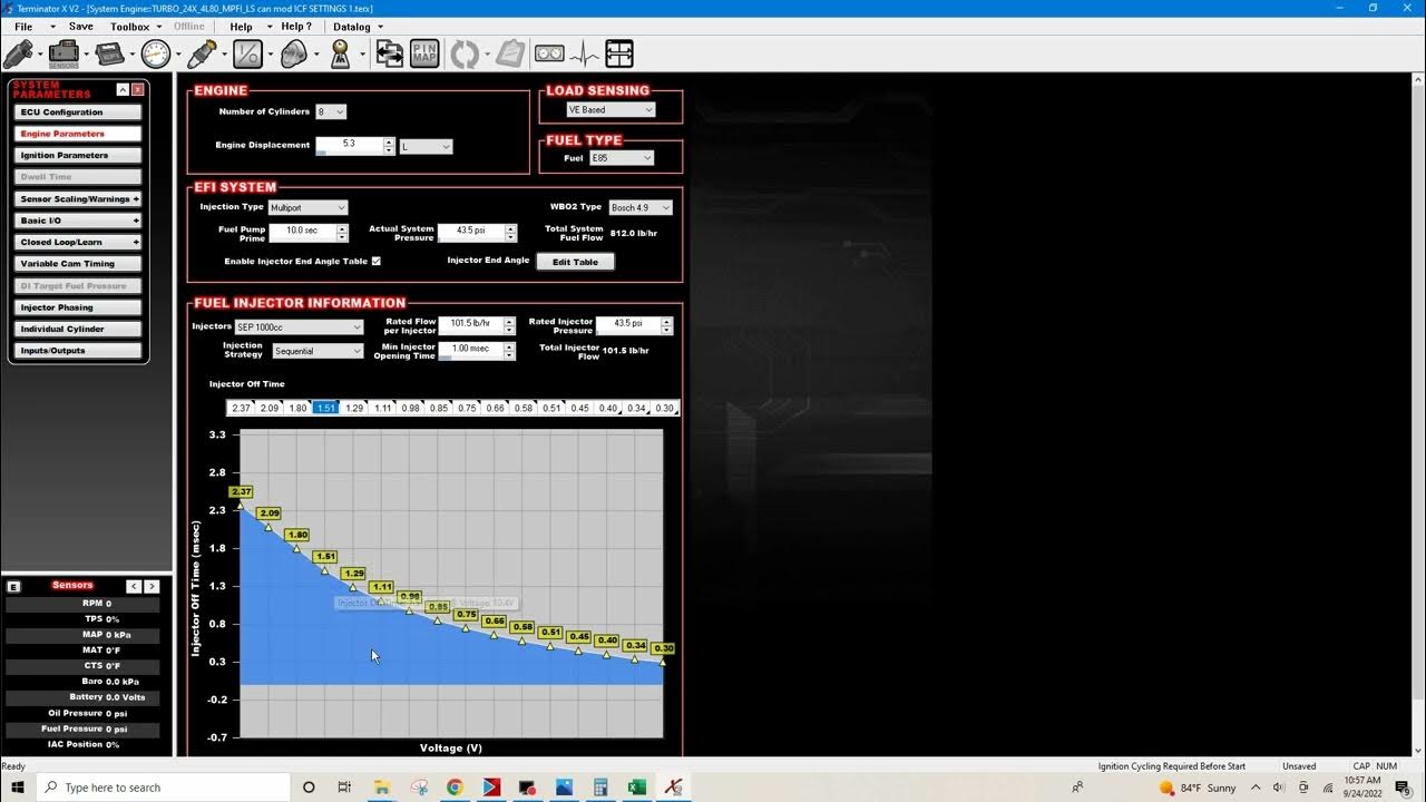 HOLLEY TERMINATOR x injector data entry 1 of 2 YouTube