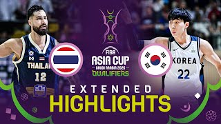 Download Lagu Thailand 🇹🇭 v Korea 🇰🇷 | Extended Highlights | FIBA Asia Cup 2025 Qualifiers MP3