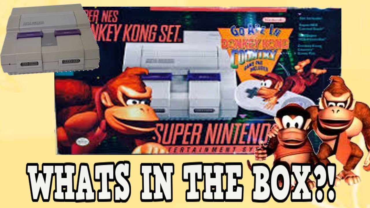 SNES DONKEY KONG SET| WHAT'S IN THE BOX?! 4