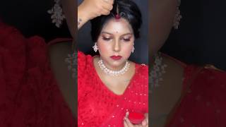 ব-ভতএর দন কভব সদর পরব How To Apply Sindur Perfectly For Reception Partyreception