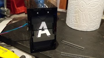 Split Flap Display Prototype
