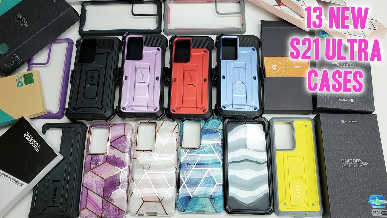 📱 Samsung Galaxy S21 Ultra - Ultimate Phone Case Lineup 🏆 Supcase
