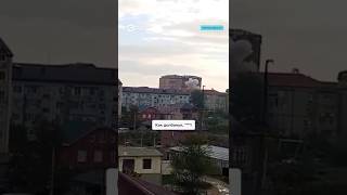 "Как долбанул!" Атака дронов в Махачкале #shorts  #россия #украина #война