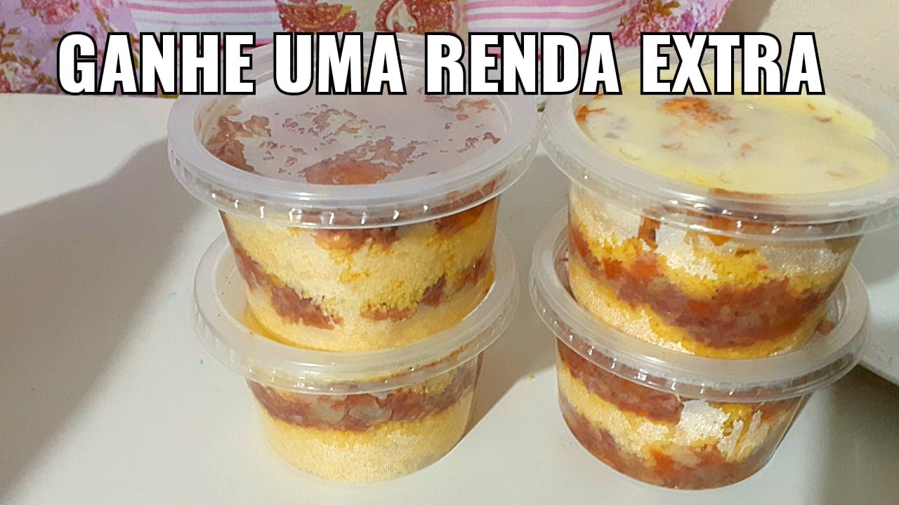 COMO GANHA UMA RENDA EXTRA VENDENDO ESTE DELICIOSO CUSCUZ NO POTE COM VÁRIOS TIPOS DE SABORES .