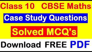 Case Study based questions class 10 maths | Class 10 Maths Case Study | Area related to circle mcq