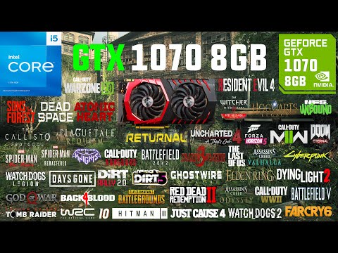 GTX 1070 Test In 50 Games In 2023