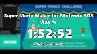 [Former WR] SMM1 3DS Any% in 1:52:52 (gameplay only)