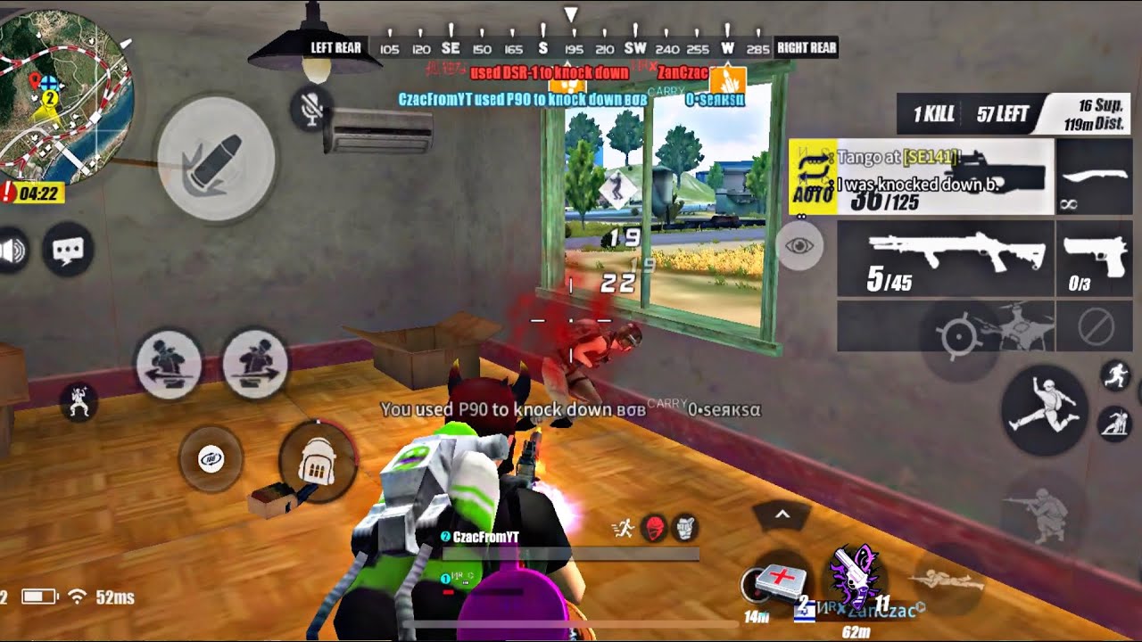 Insane ROS Mobile Destroying Teams / Rules of Survival