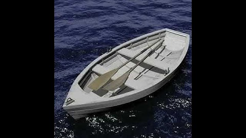 3D Model Row Boat Review