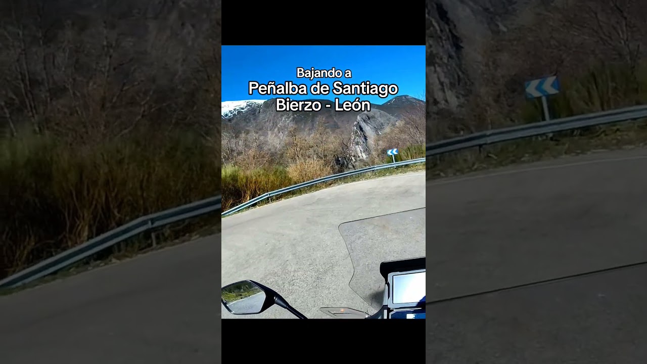 Peñalba de Santiago preciosa bajada #moto #motorcycle
