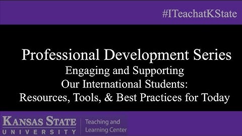 Engaging & Supporting Our International Students: Resources, Tools, & Best Practices for Today