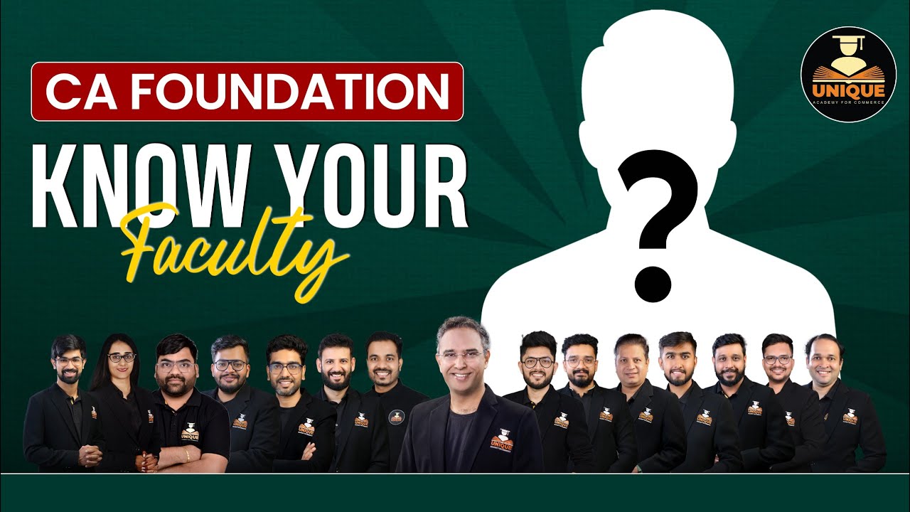 FREE CA FOUNDATION MAY 2026 GRAND REVEAL | COMPLETE ROADMAP FACULTIES ...