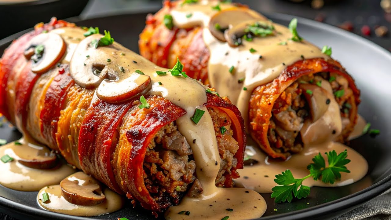 Fleisch mit Champignons ist KÖSTLICH. Diesen Trick habe ich in einem schicken Restaurant gelernt!