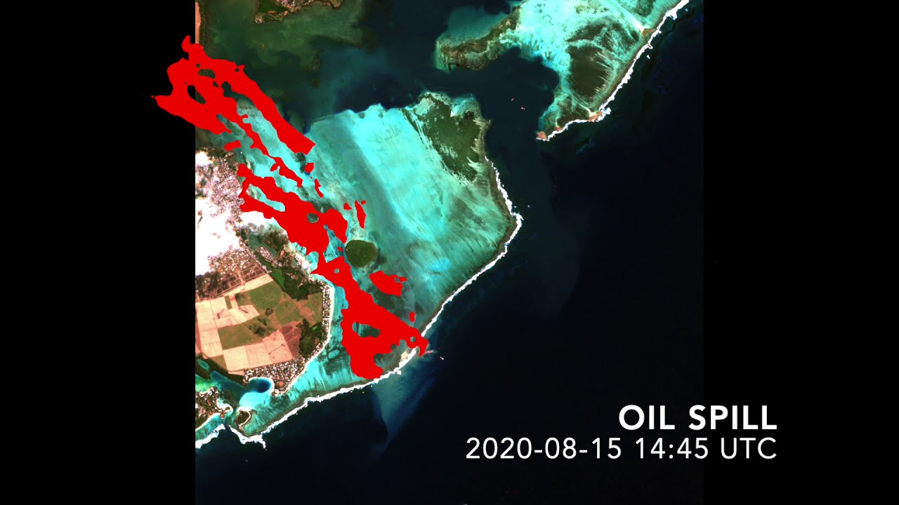 Oil spill Mauritius, August 2020