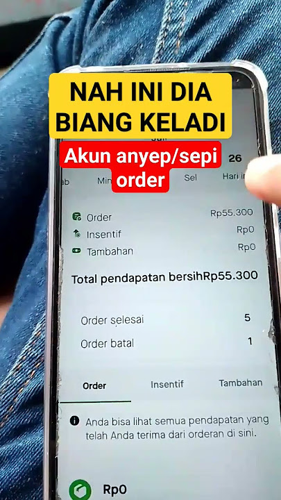 penyebab akun gojek driver anyep/sepi order@BangJhon11 #gojekindonesia #gojekpastiadajalan