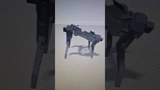 Modeling and development of a simulator for a quadruped robot-6